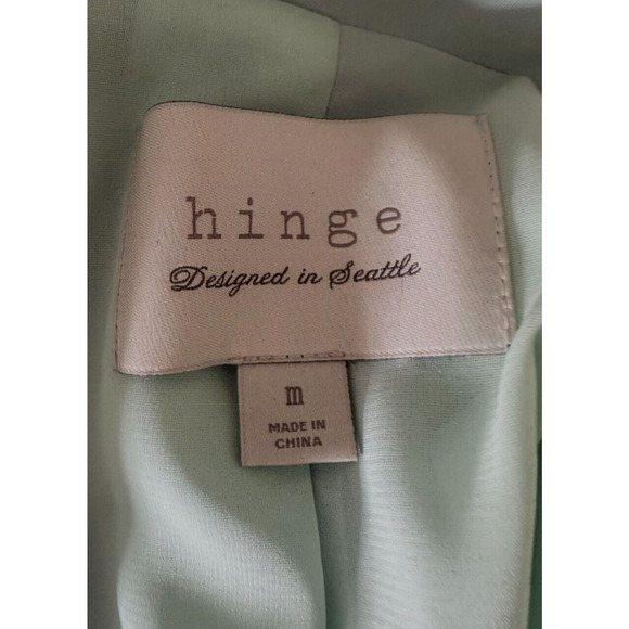 Hinge Sea Foam Green Womens Blazer Size M - Picture 5 of 6